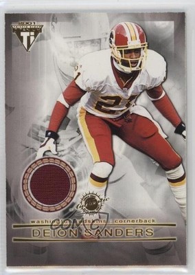 2001 Pacific Private Stock Titanium Deion Sanders Champ Bailey #125 HOF 10lp