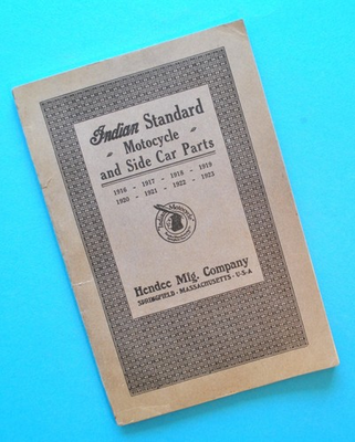 #ad Original 1916 1923 Indian Motorcycle Parts Catalog Powerplus Restoration Book $229.95