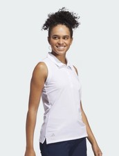 ADIDAS Golf Women's Ultimate Sleeveless Polo Shirt-Small YOU CHOOSE COLOR