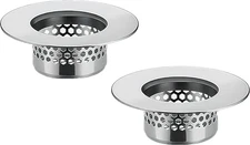 Bathroom Sink Strainer (2 Pack), Bathtub Drain Cover Lavatory Sink Drain Straine