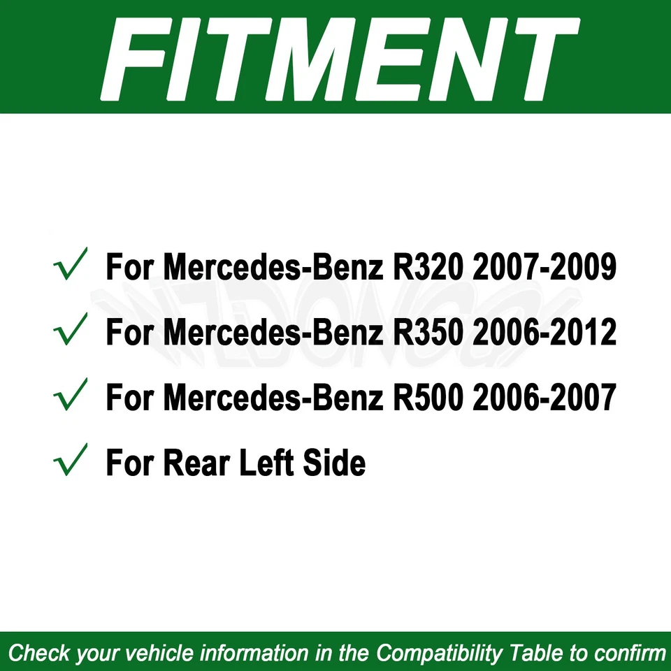 Conjunto de junta de eje trasero izquierdo LH CV para Mercedes-Benz R320 R350 4Matic 2006-2012 Foto 2 de 4