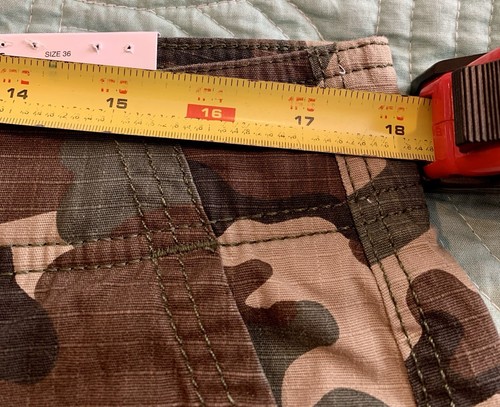 đ„NEU Sonoma Herren RIPSTOP Camouflage Cargo Shorts GröĂe 36 Flexwear Stretch 10" SchrittlĂ€nge - Bild 6 von 9