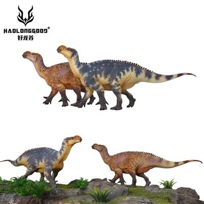 HAOLONGGOOD 1/35 Iguanodon Dinosaur Model Collections Animal Figure Gift Toys