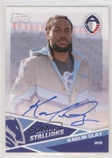 2019 Topps Alliance of American Football Auto Kaelin Clay #AU-KC Auto 0w8