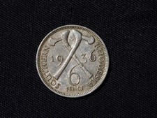 Rhodesia Sixpence 1936