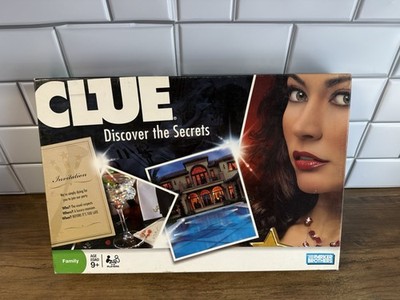Clue Discover the Secrets Board Game 2008 Parker Bros NEW NOT Sealed.