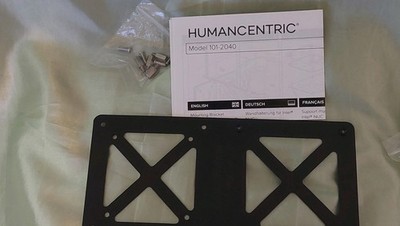 Humancentric Mounting Bracket 101-2040 for Intel NUC, VESA 75x75/100x100, Black