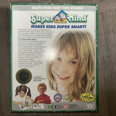 Super Mind Makes Kids Super Smart Vintage Board Game 