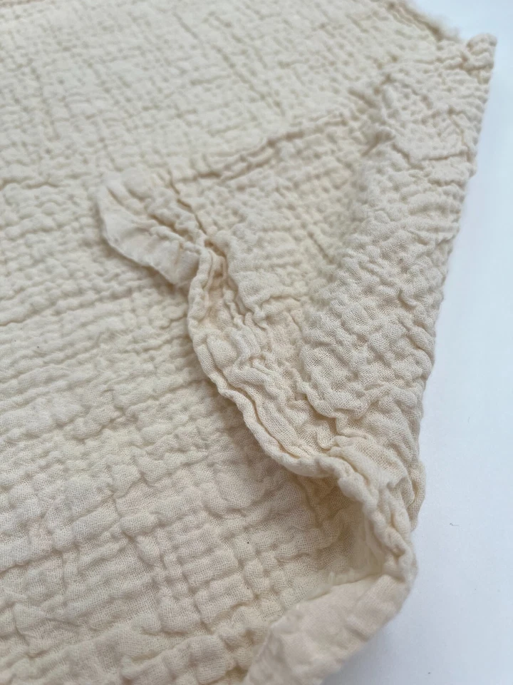 Muslin Fabric By 2 Meters- Organic Muslin Fabric - Baby Cotton Muslin - 2 Layer - Image 4 of 4