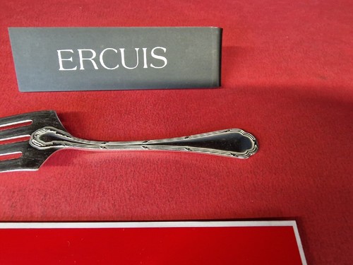PELLE A PETITS FOURS TRIANON RUBANS 15 CM ERCUIS BEL ÉTAT MÉTAL ARGENTÉ - Imagen 4 de 5
