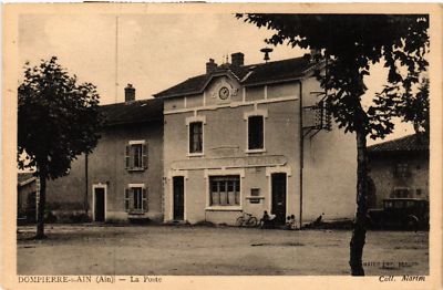 Old postcard DOMPIERRE-sur-AIN La Poste (485503)