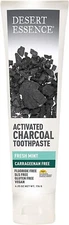 Desert Essence Activated Charcoal Toothpaste - Fresh Mint - 6.25 Oz Tube