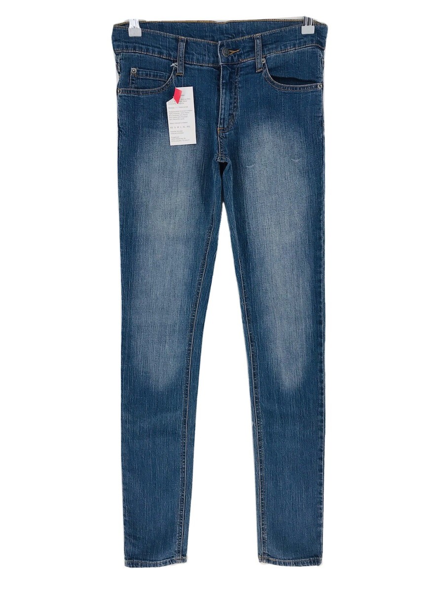 ブルゾン CHEAP MONDAY - CHEAP MONDAY ma-1 CHEAP MONDAY ZIP LOW Women Blue Stretch Skinny Fit Jeans W28