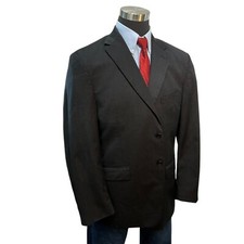 42R Jos A Bank Micro Dot Black/Gray Suit Jacket Sport Coat Blazer possibl Unworn