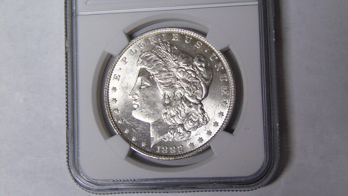 NGC MS62 1882-O/O Morgan Silver Dollar Uncirculated New Orleans