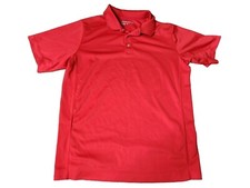Nike Golf Shirt Boys Youth XL Red Victory Polo Dri Fit Stretch