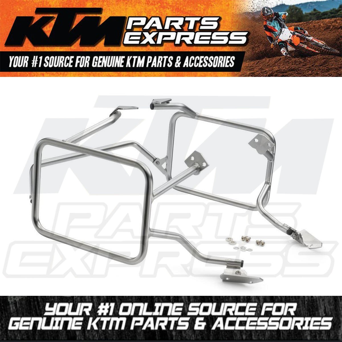 NEW OEM KTM STAINLESS STEEL CASE CARRIER 1290 SUPER ADVENTURE R S