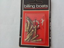 Kanonenhalbrohr/Kanonenrohr 18X4mm 10 Stück aus Messing von Billing Boats BF0081