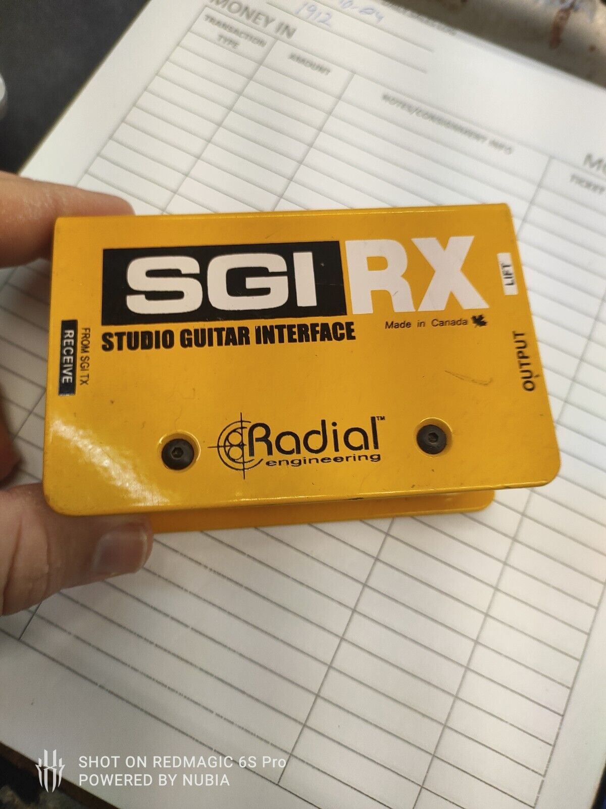 Radial SGI Studio Guitar Interface RX Module ONLY