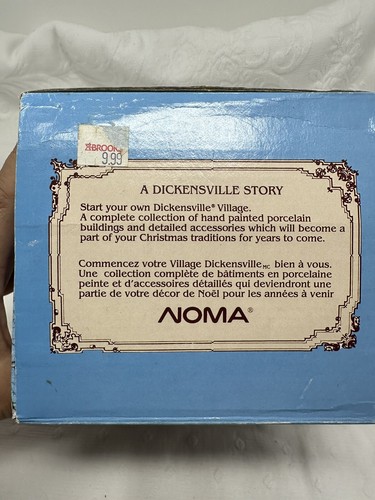 NOMA Holly’s Hat Shoppe Dickensville Collectibles porcelain lighted house 1995 - Picture 6 of 17