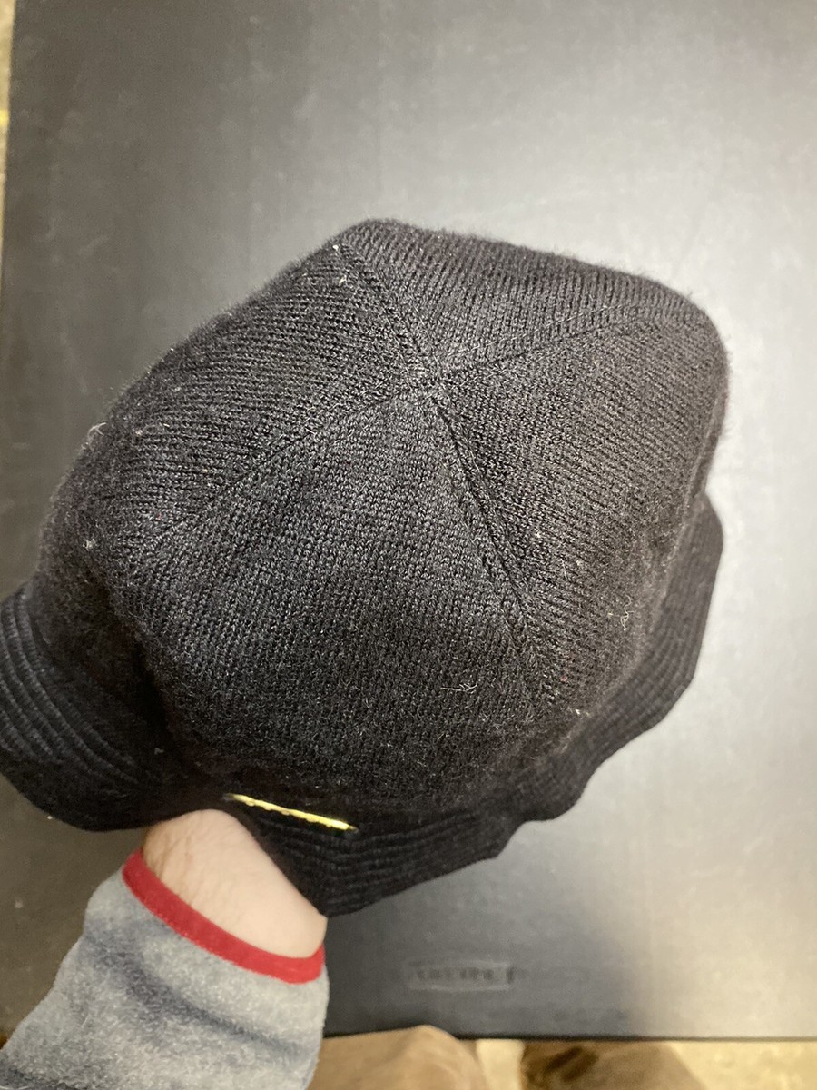 Vintage Diesel 100% Laine Wool Bucket Hat Black Made In  display picture 2
