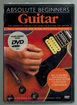 Absolute Beginners - Guitar - DVD - 2003  step-by-step guide - BRAND NEW 