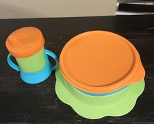 Tupperware Tupper kids Feeding Set -Green Blue