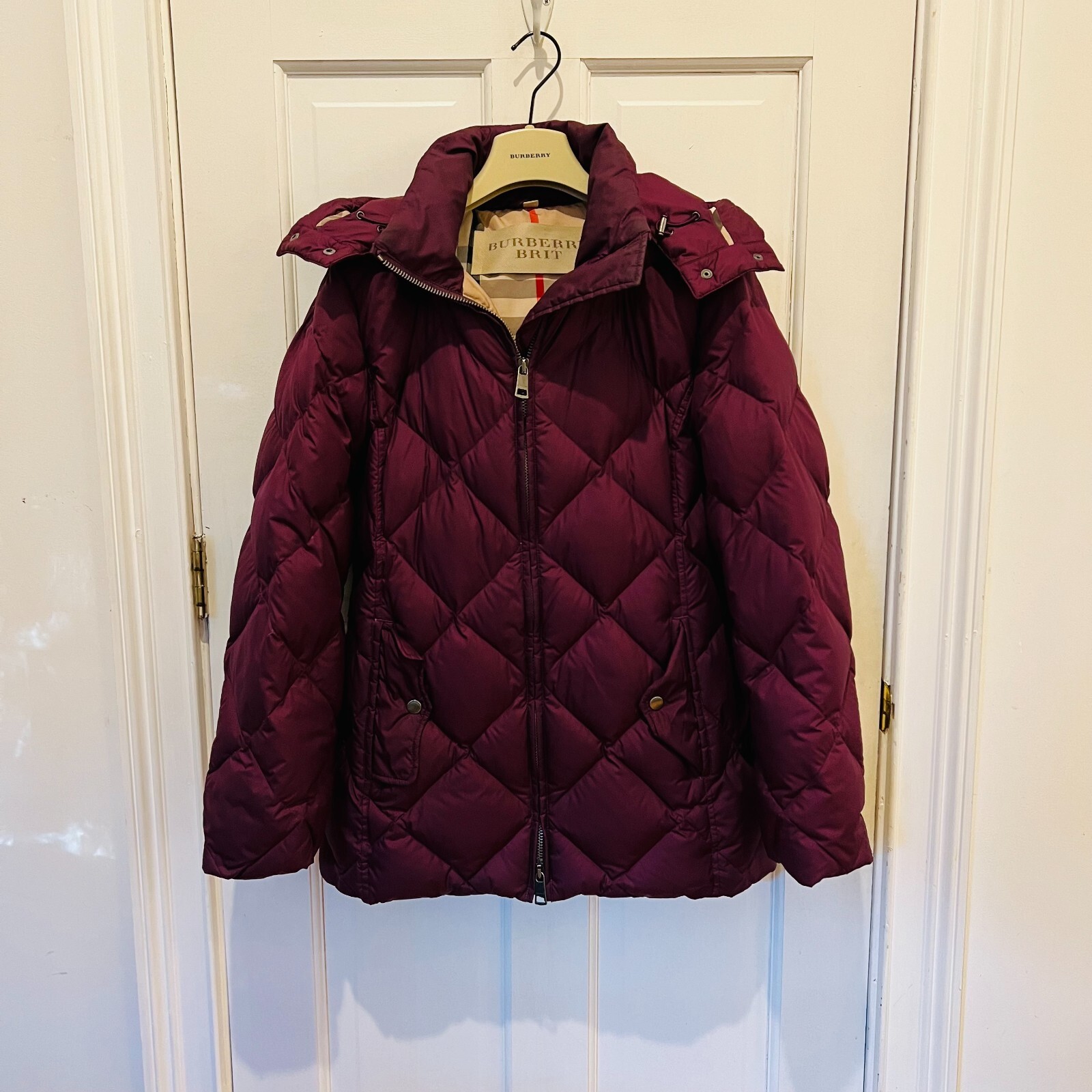 Burberry Down Jacket Size Small - image 16