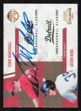EVAN MARSHALL Autograph Baseball card auto ARIZONA DIAMONDBACKS
