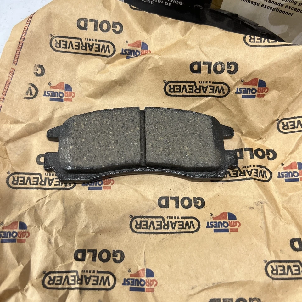 Комплект задних золотистых керамических дисковых тормозных колодок премиум-класса CARQUEST GNAD698 для Buick Chevy - Изображение 4 из 4