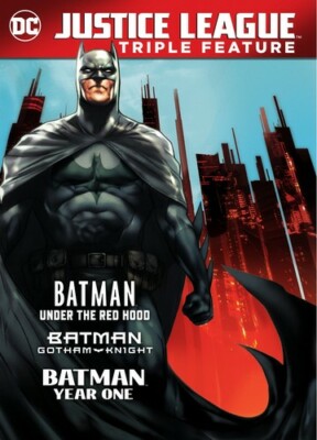 DCU Batman Triple Feature (DVD) Under The Red Hood, Gotham Knight, Year One NEW
