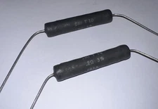 0.2 OHM 10 WATT 3% WIRE WOUND RESISTOR OMI  T 10 NEW LOT OF (2) BY OMI