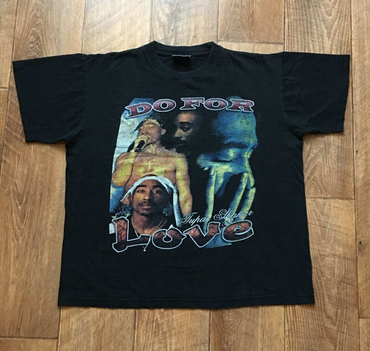 Vintage Tupac 2pac Shakur 90's Do For Love Double Sided Rap Vintage Tupac 2pac Shakur 90's Do For Love Double Sided Rap