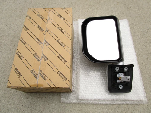 10 - 14 TOYOTA FJ CRUISER FRONT LEFT SIDE DOOR MIRROR W/ LIGHT SILVER OEM NEW