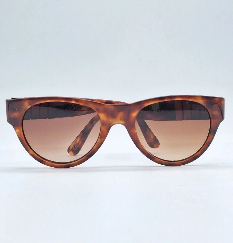 Versace Shield Sunglasses 80s Vintage Brown Sportswear m:533 Made Italy - Image 2 of 4