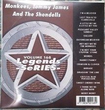 LEGENDS KARAOKE CDG MONKEES,TOMMY JAMES  THE SHONDELLS OLDIES 168 17 SONGS 7