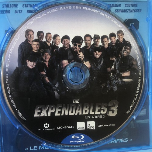 The Expendables 3 2014 / Blu ray & DVD Movie / Sylvester Stallone - Picture 6 of 6