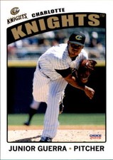 2015 Charlotte Knights Choice #9 Junior Guerra San Felix Venezuela Baseball Card