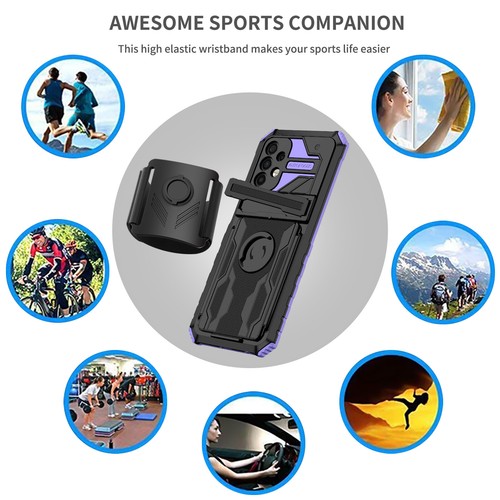 For Samsung Galaxy A32 A42 A52 A02 A51 A21s Armband Shockproof Hard Case Cover - 第 62/82 張圖片