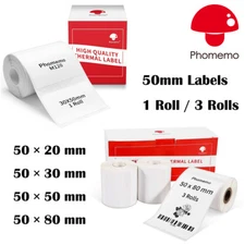 Square Sticker Thermal Label Adhesive Tag Paper for Phomemo M110/M200 Printer