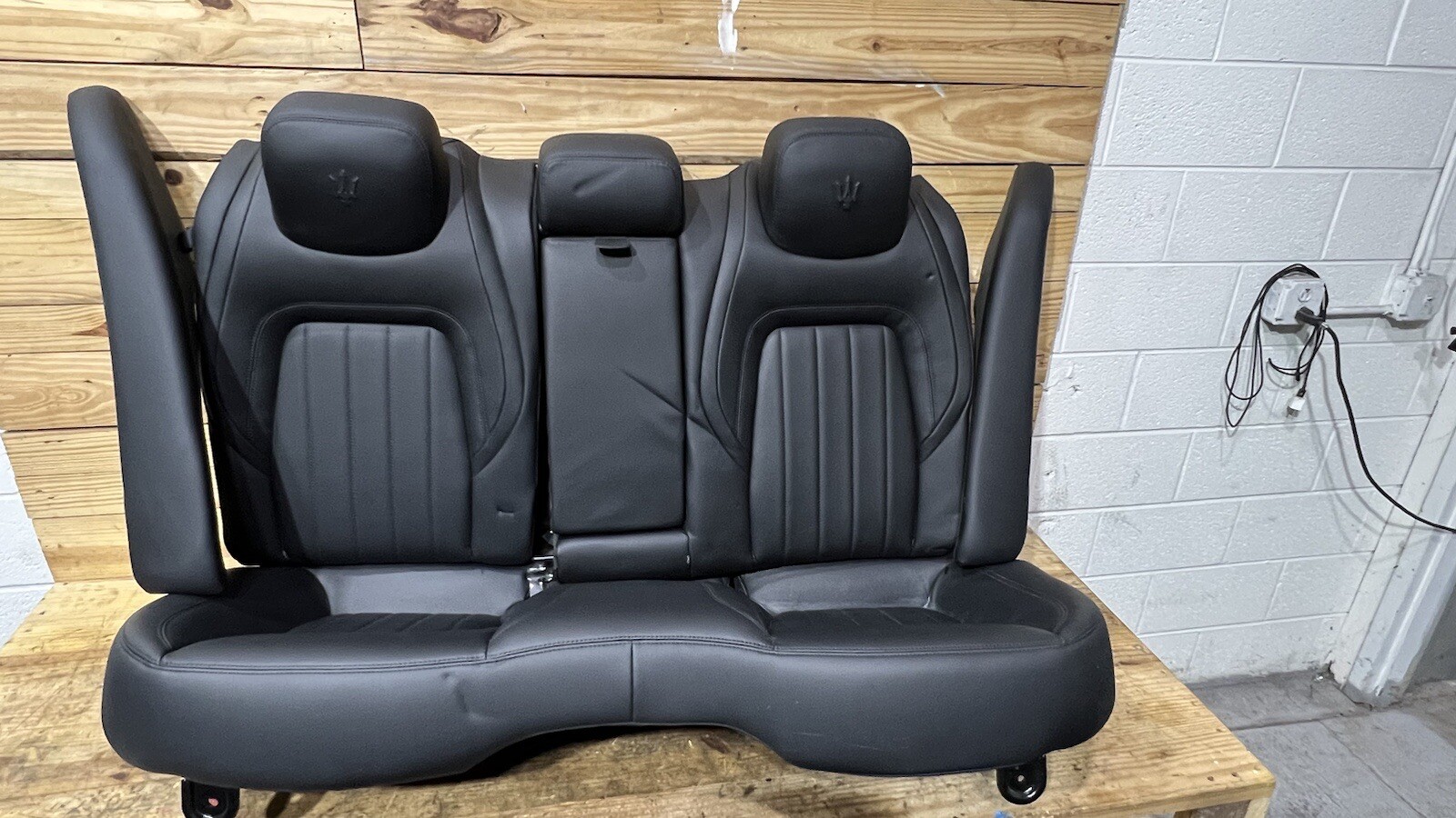 💥OEM 2014-2020 MASERATI QUATTROPORTE COMPLETE SEAT SET FRONT REAR LEATHER BLACK