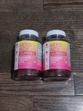 2 Pack S.O Labs Keto ACV 60 Gummies Advanced Weight Loss Apple Flavor EXP 6/25