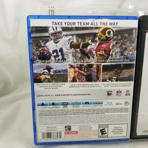 Madden NFL 17 & FIFA 16 Sony PlayStation 4 2016 2017 PS4 GREAT - Picture 4 of 10