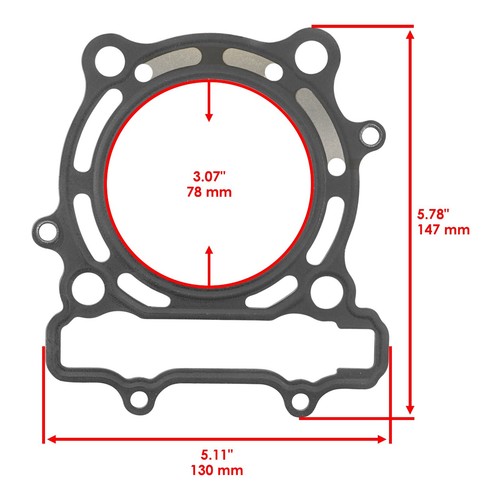 Cylinder Head Valve Gasket Kit Fits Kawasaki KX250F 2007 - Picture 6 of 7