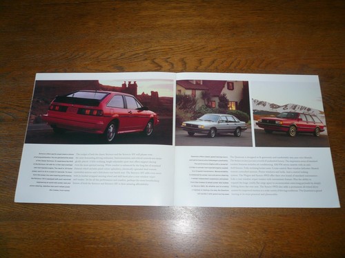 VW Volkswagen Fox Golf Jetta GTI 1987 Scirocco Quantum Vanagon folleto de ventas - Imagen 4 de 6