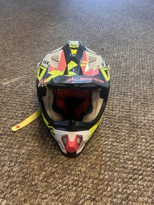 LS2Triple x Helmet Size Large White/ Pink/neon/black