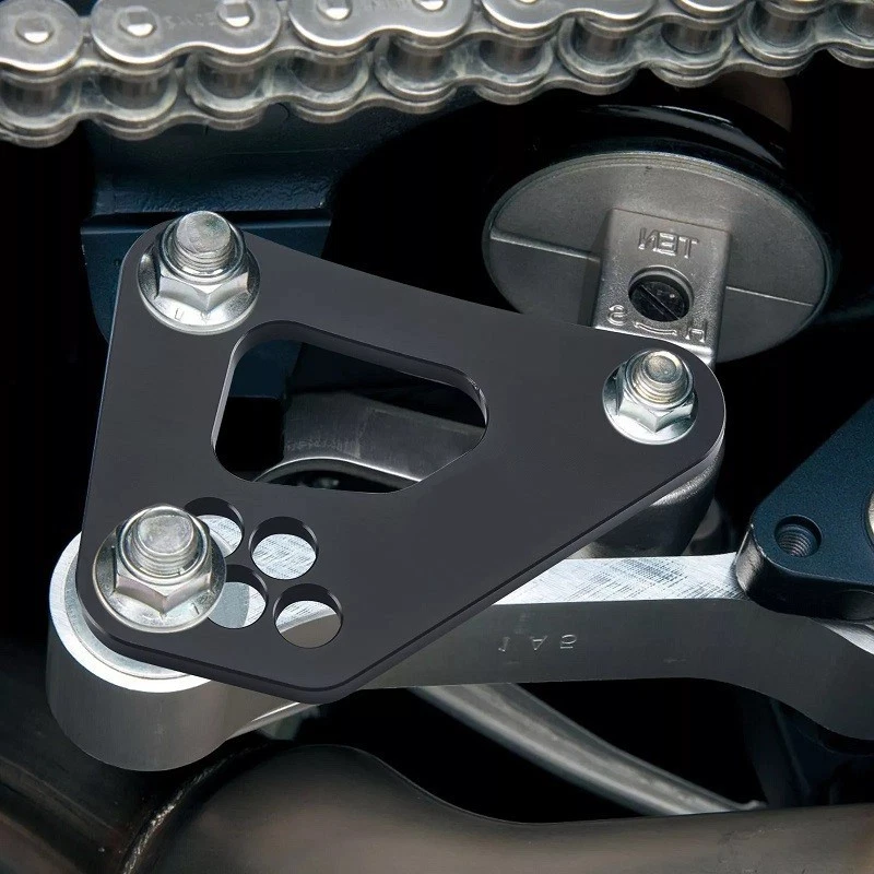 [SR] Eslabones de descenso traseros de acero ajustables para Suzuki GSXR 1000 GSXR 750 Foto 2 de 4