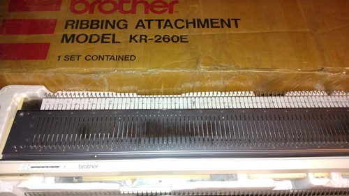 Brother KR-260E Elegànza Ribbing Attachment for Bulky 9mm Knitting Machines
