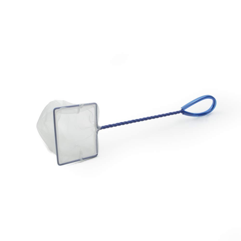 Interpet Fine Mesh Aquarium Fish Tank Catch Net Small 3 x 4 White/Blue