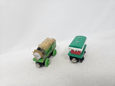 Thomas & Friends Wooden Railway Jack Frost Percy Winter Caboose Tank Engine GUC